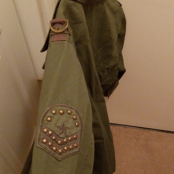 EUC 3/4 SLEEVE LIGHTWEIGHT MILITARY JACKET  SZ.1X - Picture 4 of 8